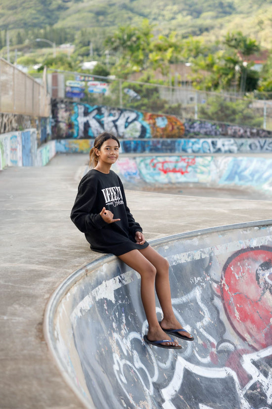 DH GF Black Crewneck Sweater