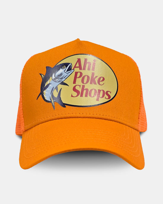 AHI POKE SHOPS Orange Trucker