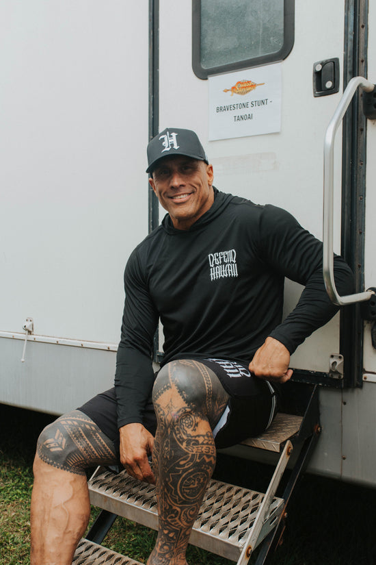 H SPEAR Black A-Frame Snapback