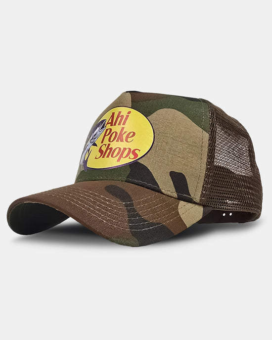AHI POKE SHOPS Camo Trucker