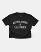 ULU FRIES Black Crop Top