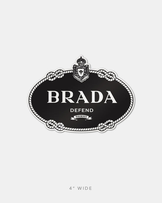 BRADA OVAL Sticker