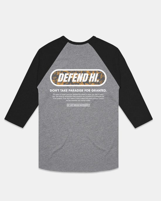 DEFEND HI. Raglan