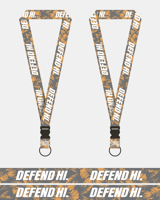 GOLD HIBISCUS Lanyard