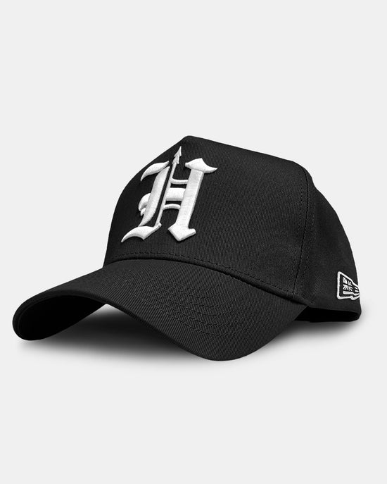 H SPEAR Black A-Frame Snapback