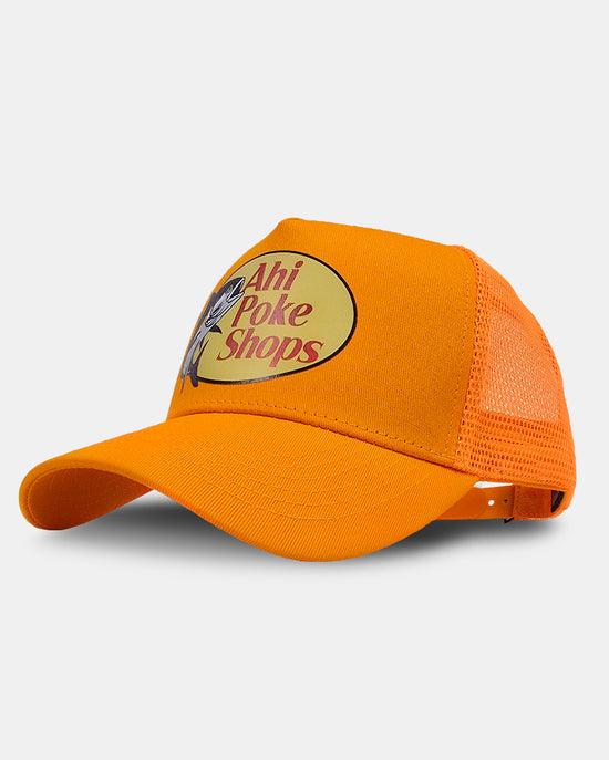 AHI POKE SHOPS Orange Trucker