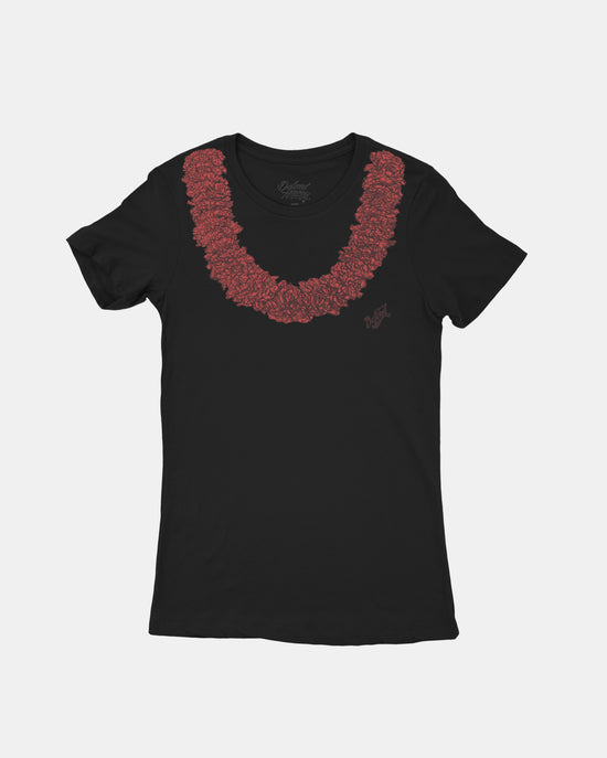 RED CARNATION LEI Tee