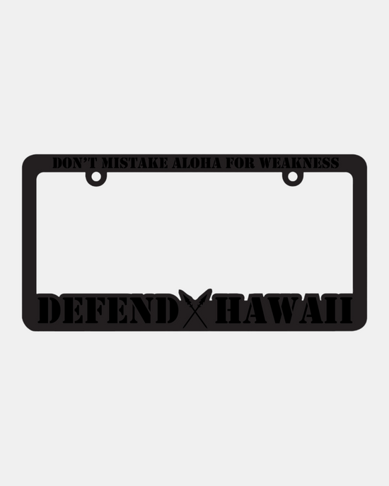 DMAFW SPEARS License Plate Frame